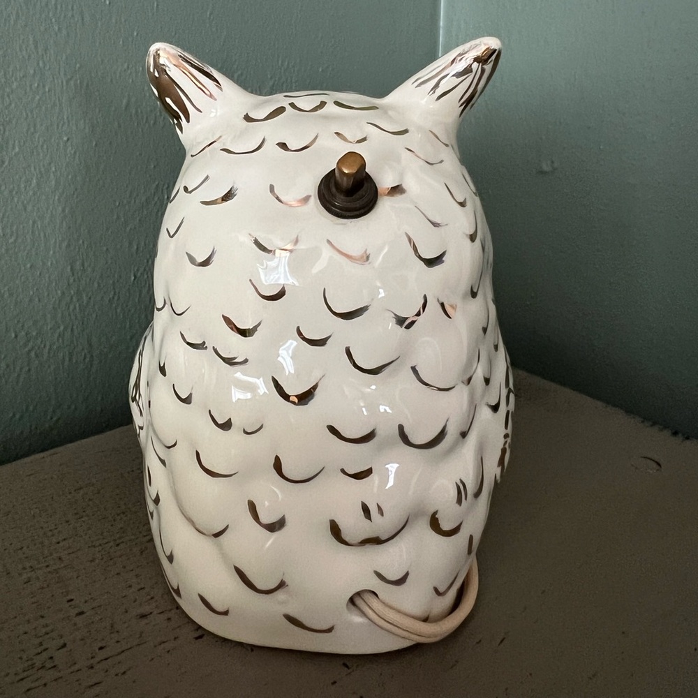 Vintage Handmade Ceramic Hoot Owl Nightlight With Switch 🦉 - Picture 8 of 16